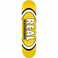 8.06″ Real Classic Oval Yellow Skateboard Deck