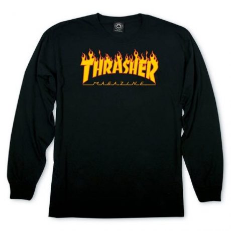 Thrasher Men’s Flame Logo Long Sleeve