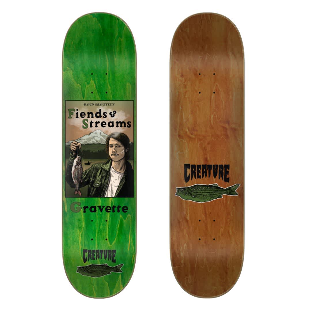 Creature Gravette Fiends and Streams 8.3" Skateboard Deck