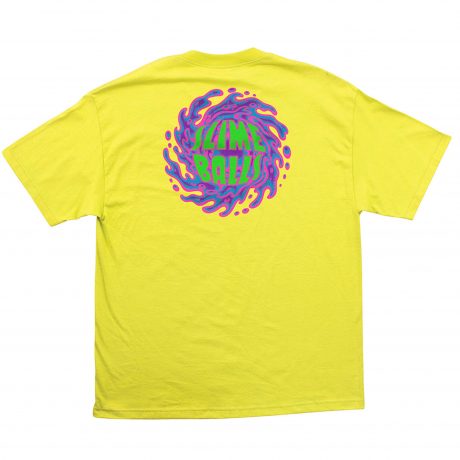Yellow Santa Cruz Slime Balls Tee Shirt
