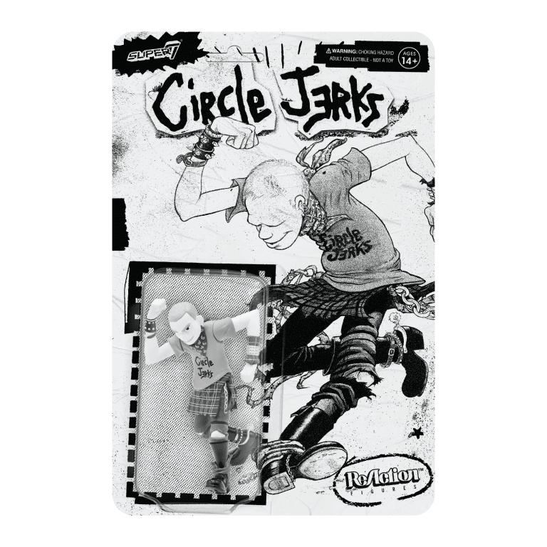 Super 7 – Circle Jerks ReAction Figure Skank Man (Grayscale)