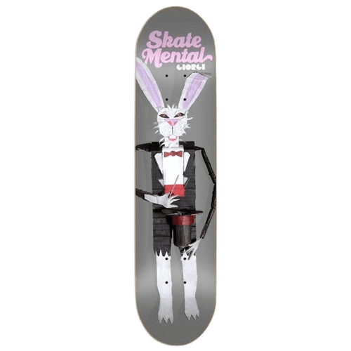 Skate Mental 8.125″ Giorgi Rabbit Doll Grey Deck