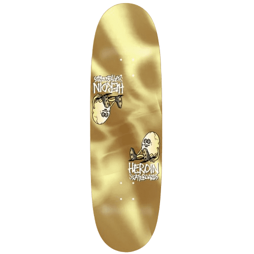 Heroin 9.25″ The Symmetrical Gold Egg Deck
