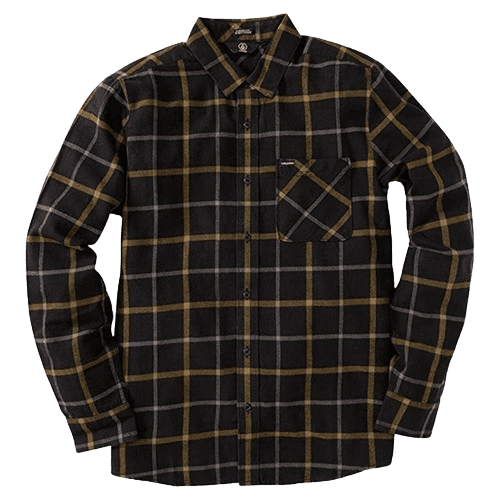Volcom Caden Plaid Flannel (Black)
