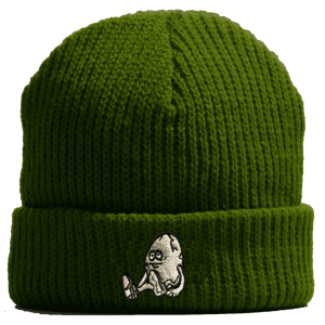 Heroin Egg Olive Beanie
