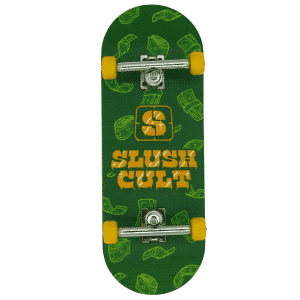 Slush Cult Fingerboard Complete Money Grom 34mm