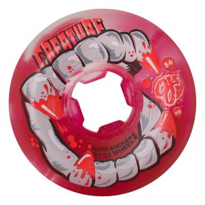 OJ Wheels x Creature 54mm DNA Curbsuckers Bloodsuckers Red Clear Swirl 95a