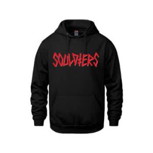 .SOULDIERS Gang Script (BLK/RED) Adult Sweater
