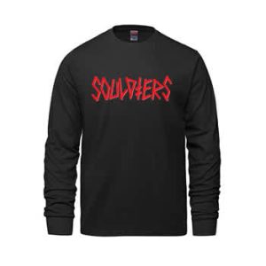 .SOULDIERS Gang Script (BLK/RED) L/S Shirt