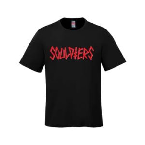 .SOULDIERS Gang Spray (BLK/RED) S/S T-shirt