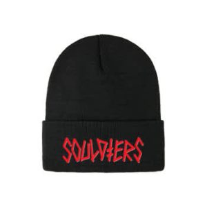 .Souldeirs Gang Script Black/Red Toque