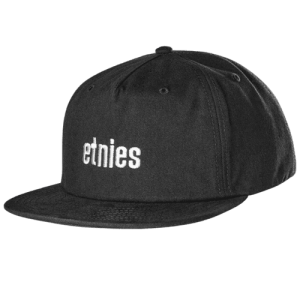 Etnies Icon Embroidery Snapback (BLK) Hat